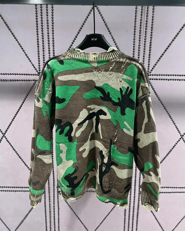 Never Lonely Camo sweater