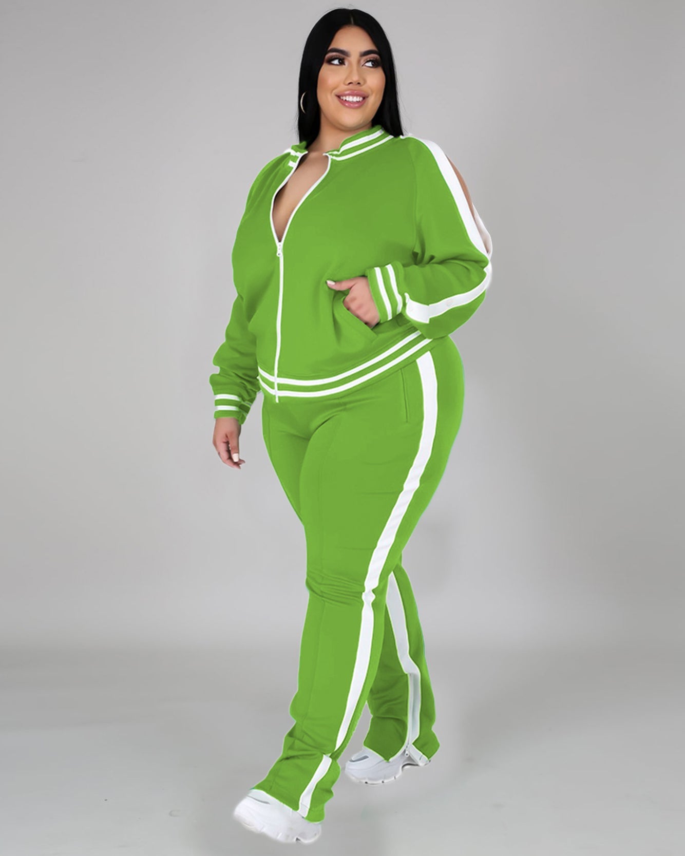 SHE GOT GAME Tracksuit - Plus Size