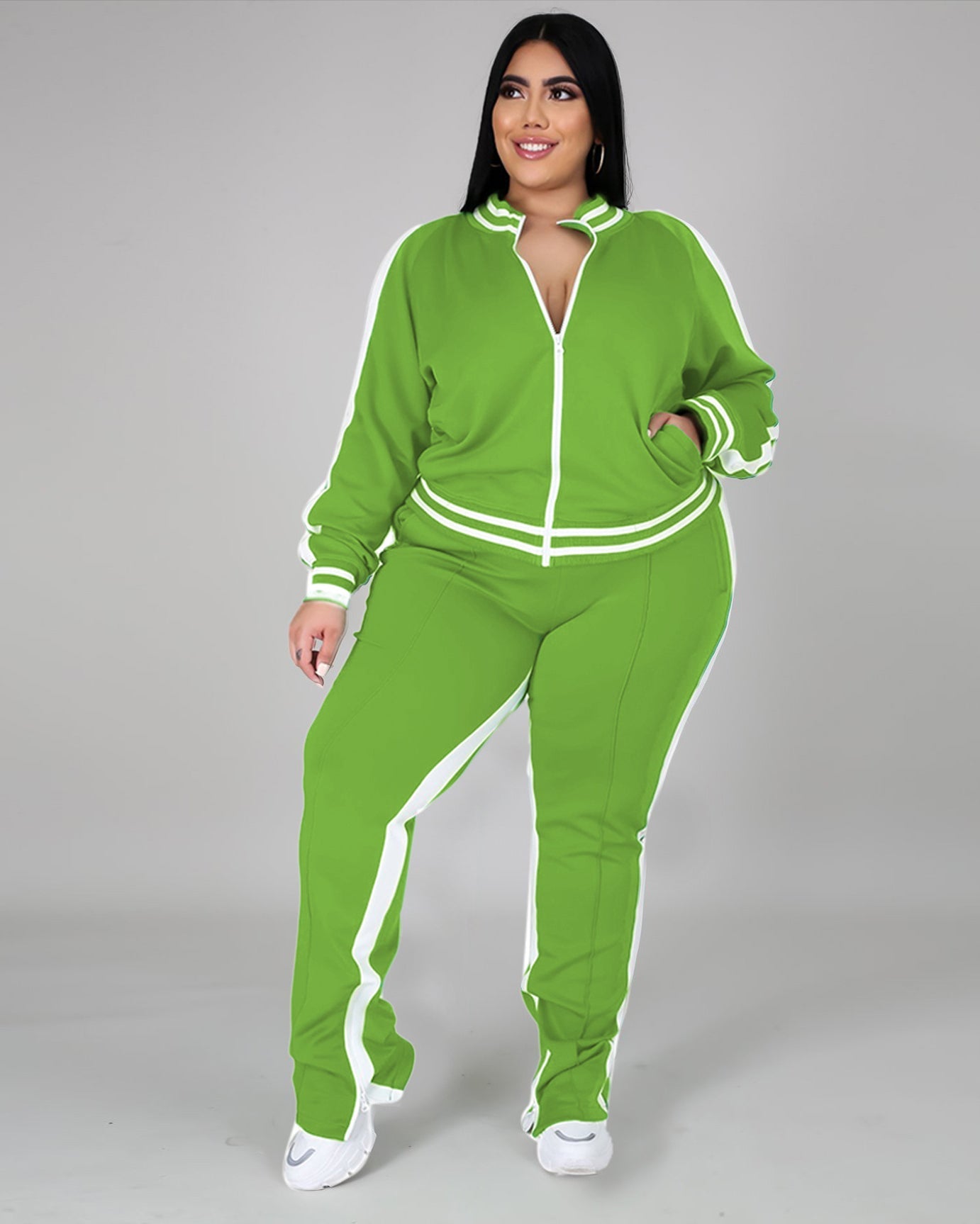 SHE GOT GAME Tracksuit - Plus Size