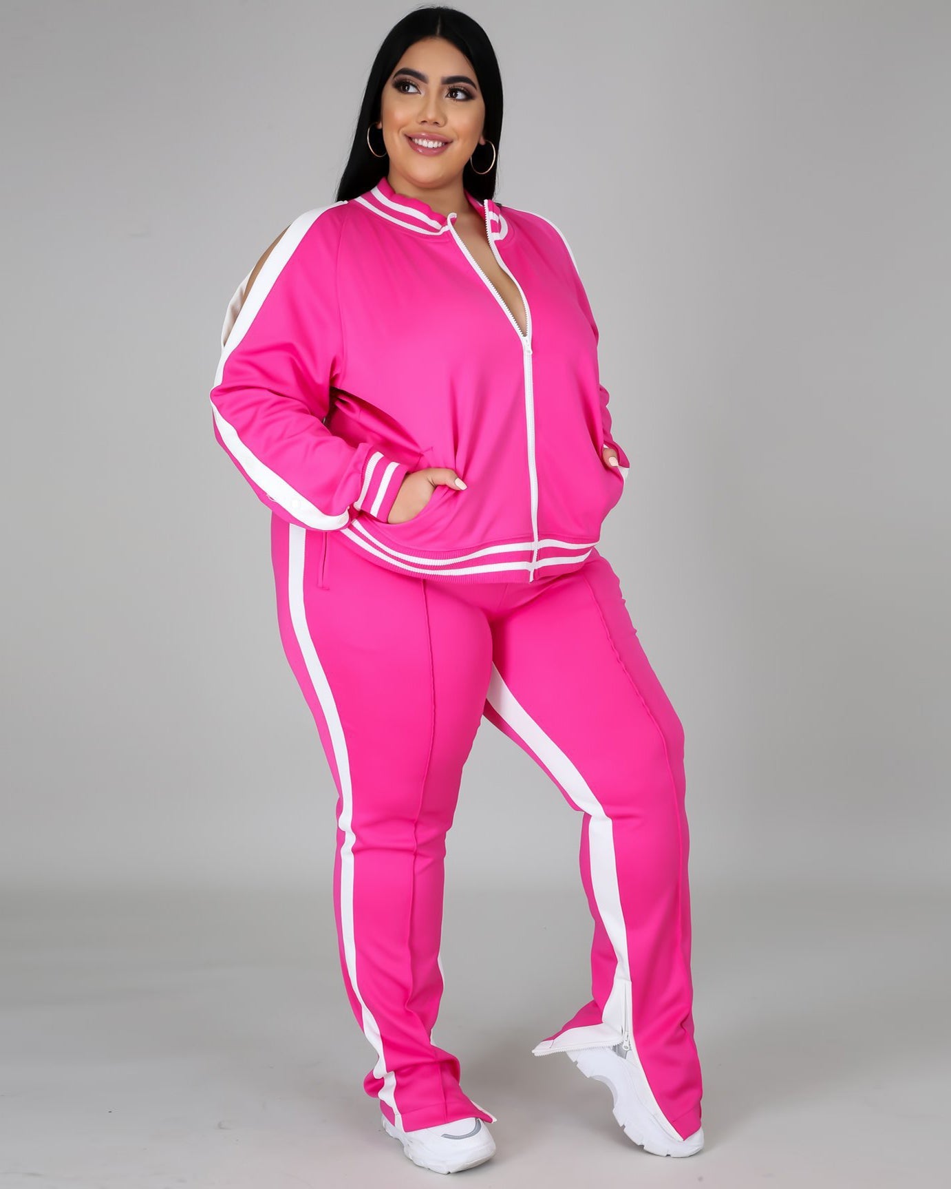 SHE GOT GAME Tracksuit - Plus Size
