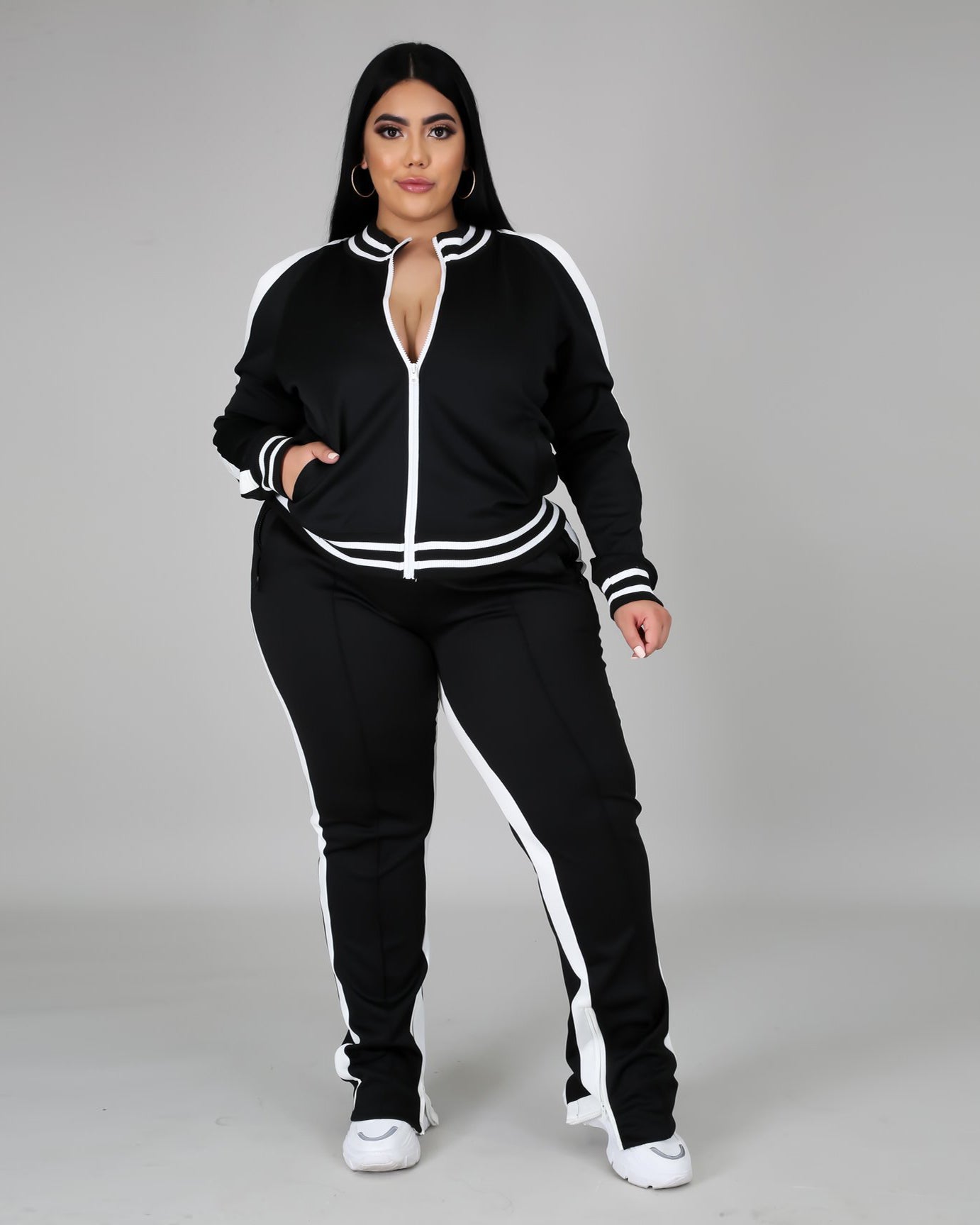 SHE GOT GAME Tracksuit - Plus Size