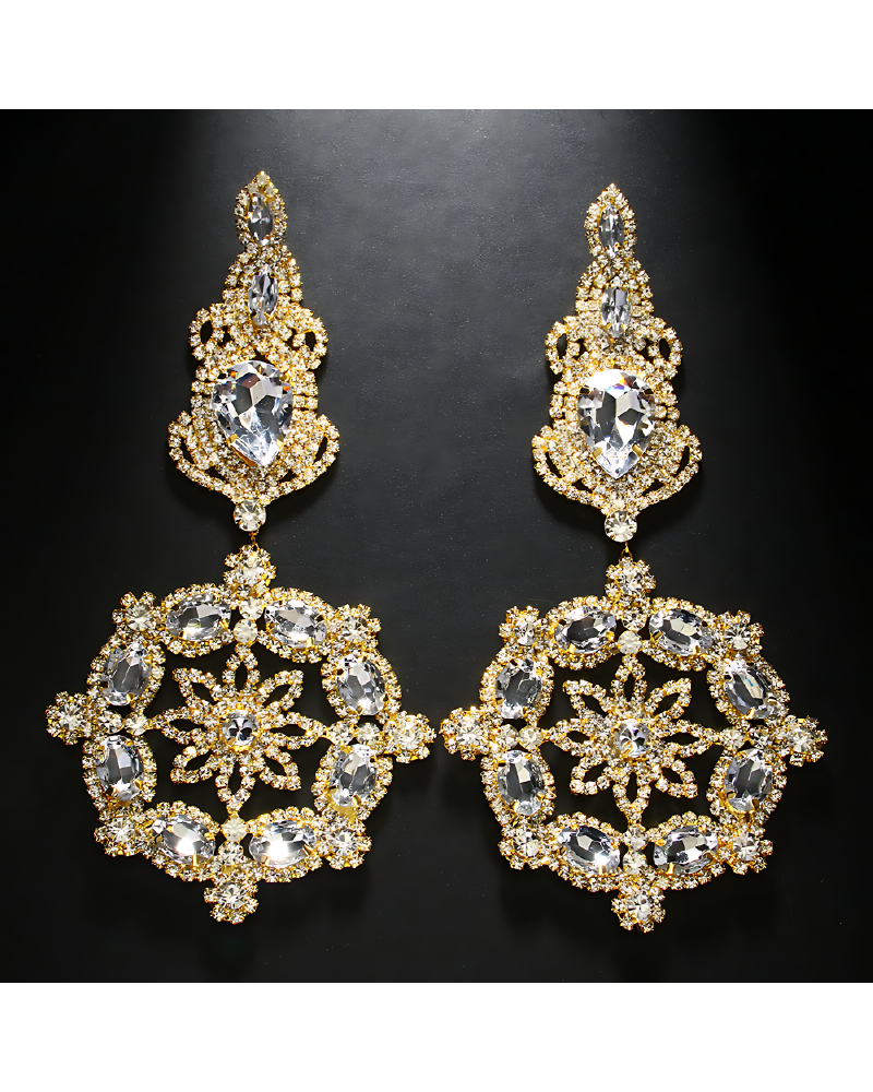 Crystal Glam Earrings