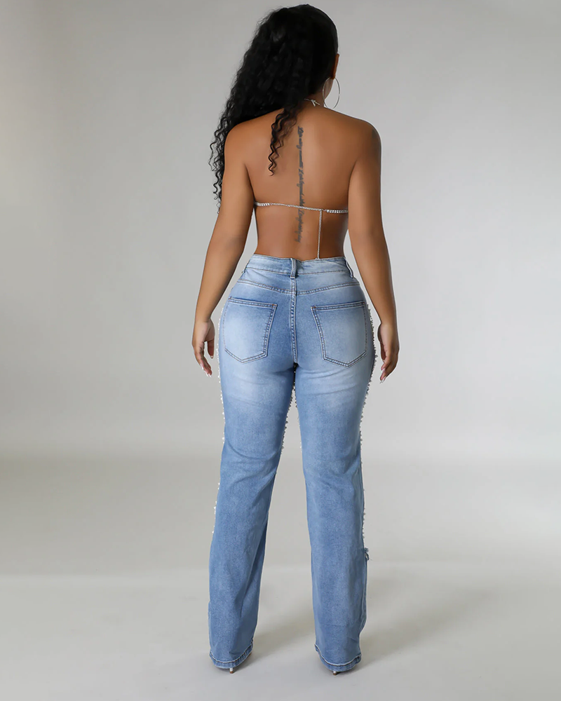 Pearl and Diamond Jeans