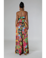 Colorful Palazzo Pants Set