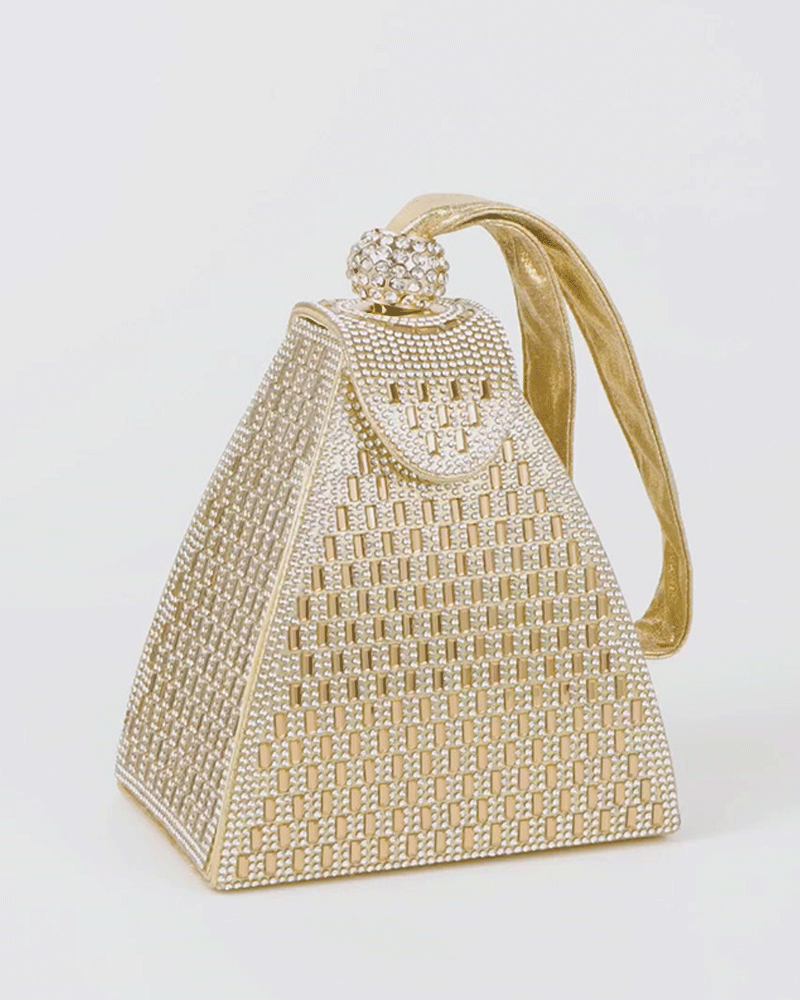 Crystal Pyramid Handbag