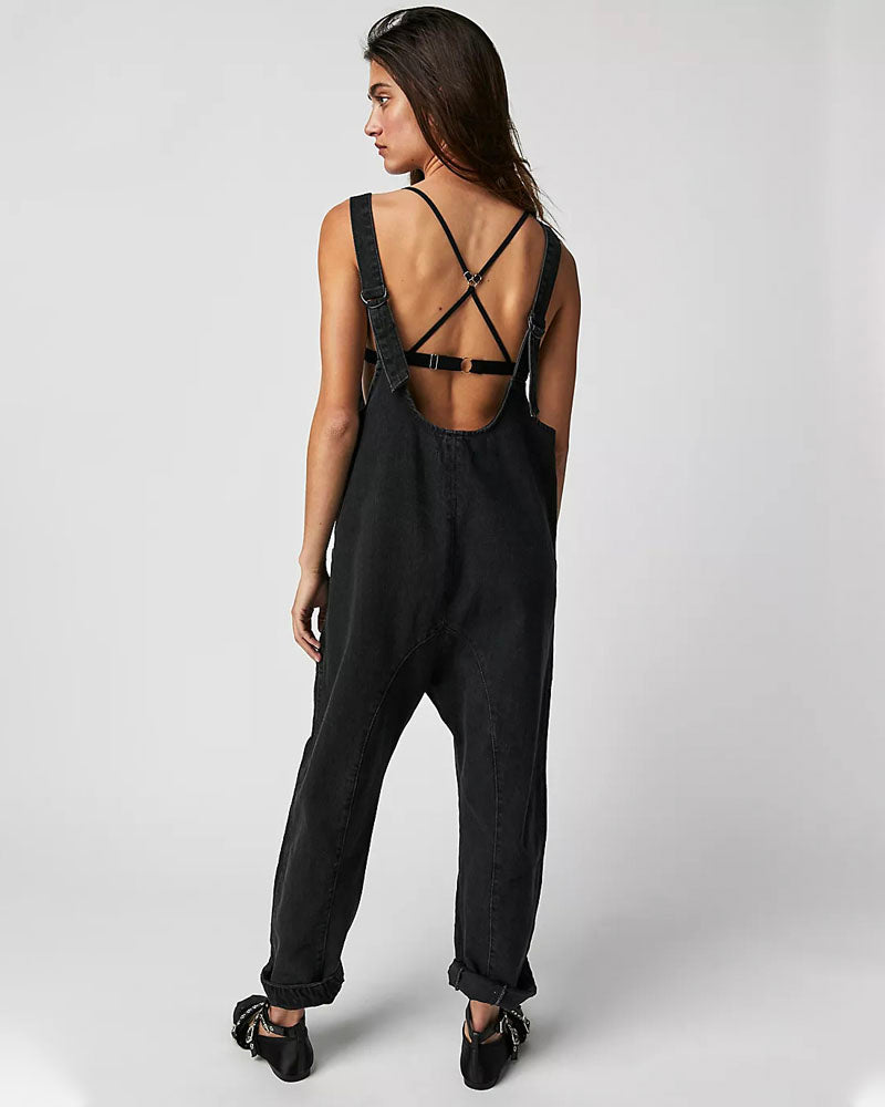 Sunday Stunners Denim Jumpsuit