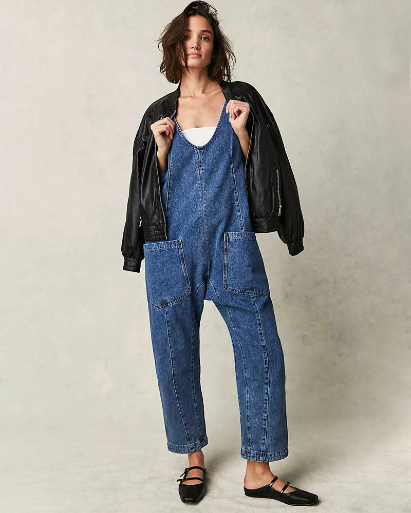 Sunday Stunners Denim Jumpsuit