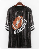 GAME DAY Sequins Tunic Dress