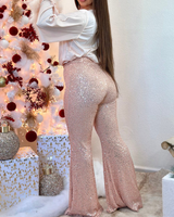 Dazzling Holiday Glitter Pants