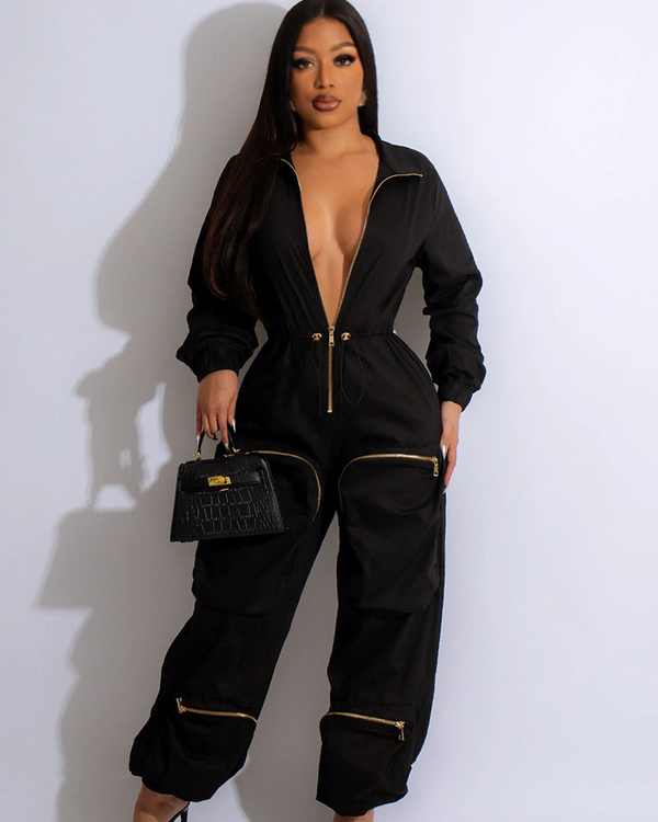 CARGO FLIGHT JUMPSUIT