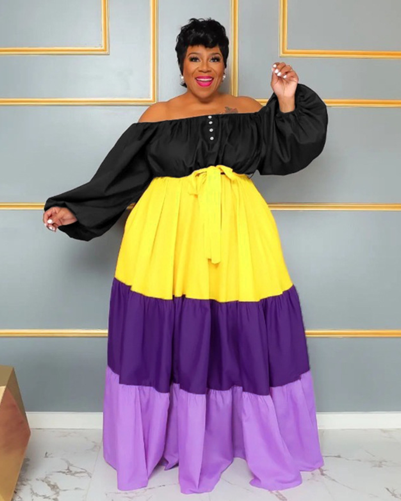 Hollans Colorblock Dress – Covetedsign