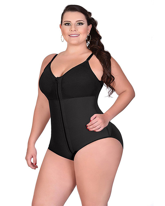 Zip-Up Body Brief Shaper