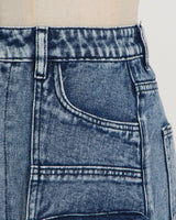 HOLDING OUT DENIM CARGO SKIRT