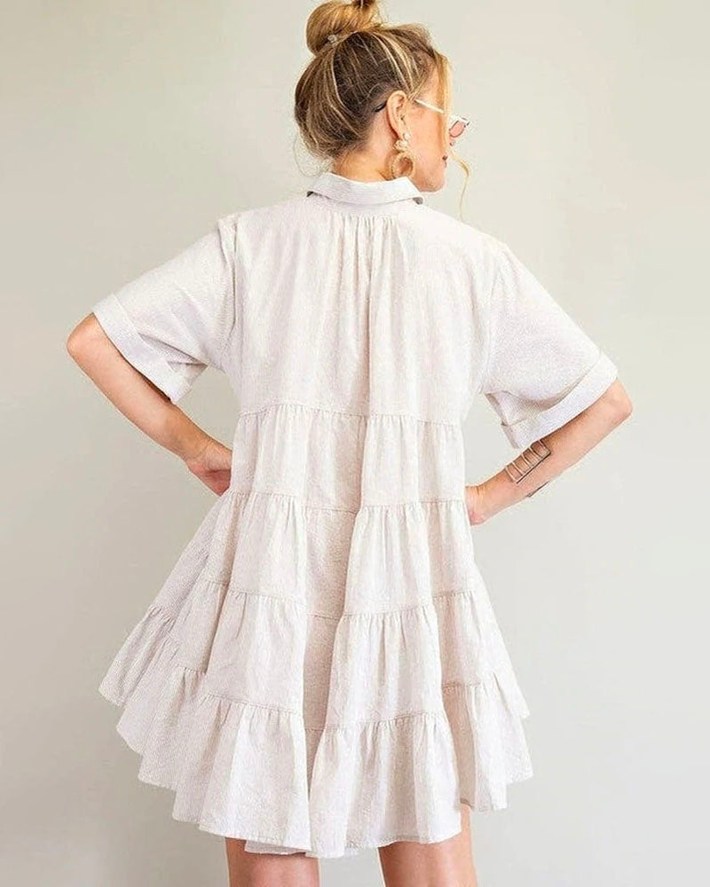 MADISON LINEN TUNIC DRESS