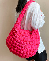 Oversized Quilted Cross Body Bag