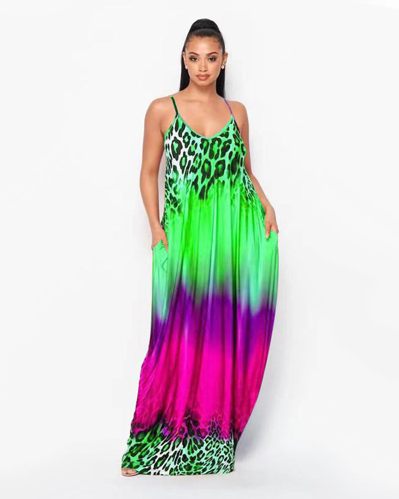 TYE DYE JUNGLE FEVER DRESS